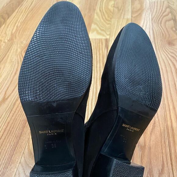 YSL Yves Saint Laurent Suede Booties - Picture 4 of 8